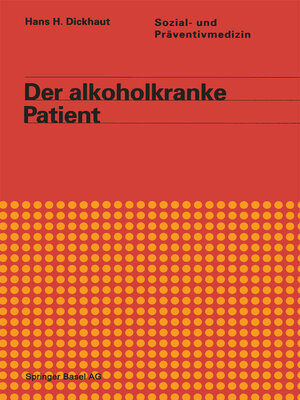 cover image of Der alkoholkranke Patient